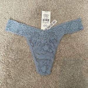 *NWT* Hanky Panky light blue original rise thong. One Size